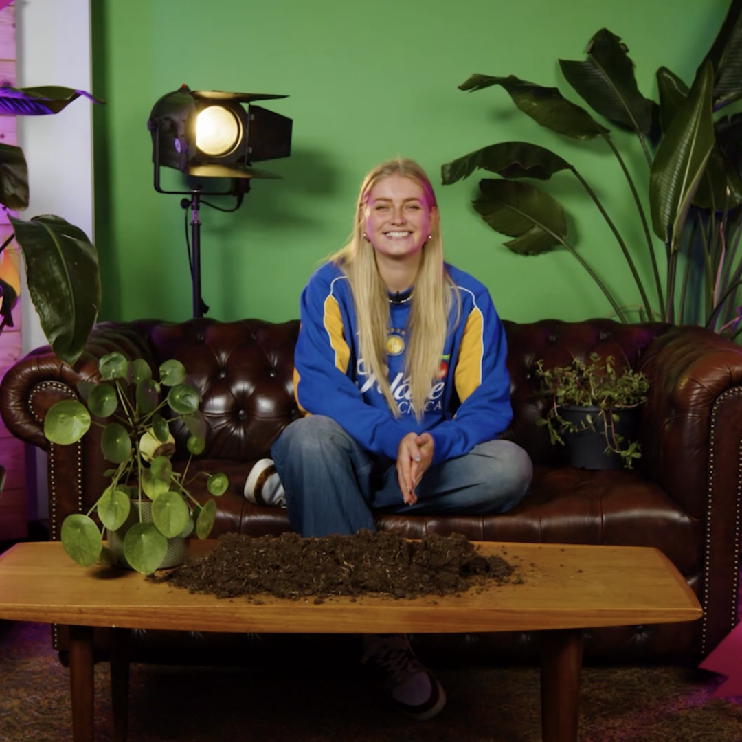 Marije Zuurveld in de studio